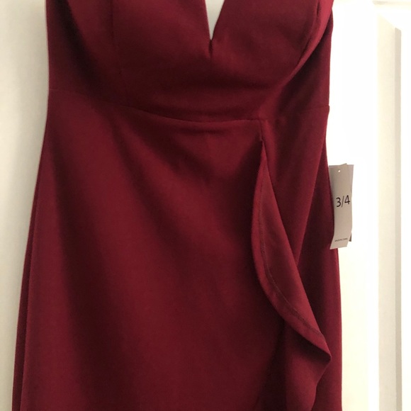 Teeze Me Women’s Strapless Ruffled Dress - Picture 3 of 10